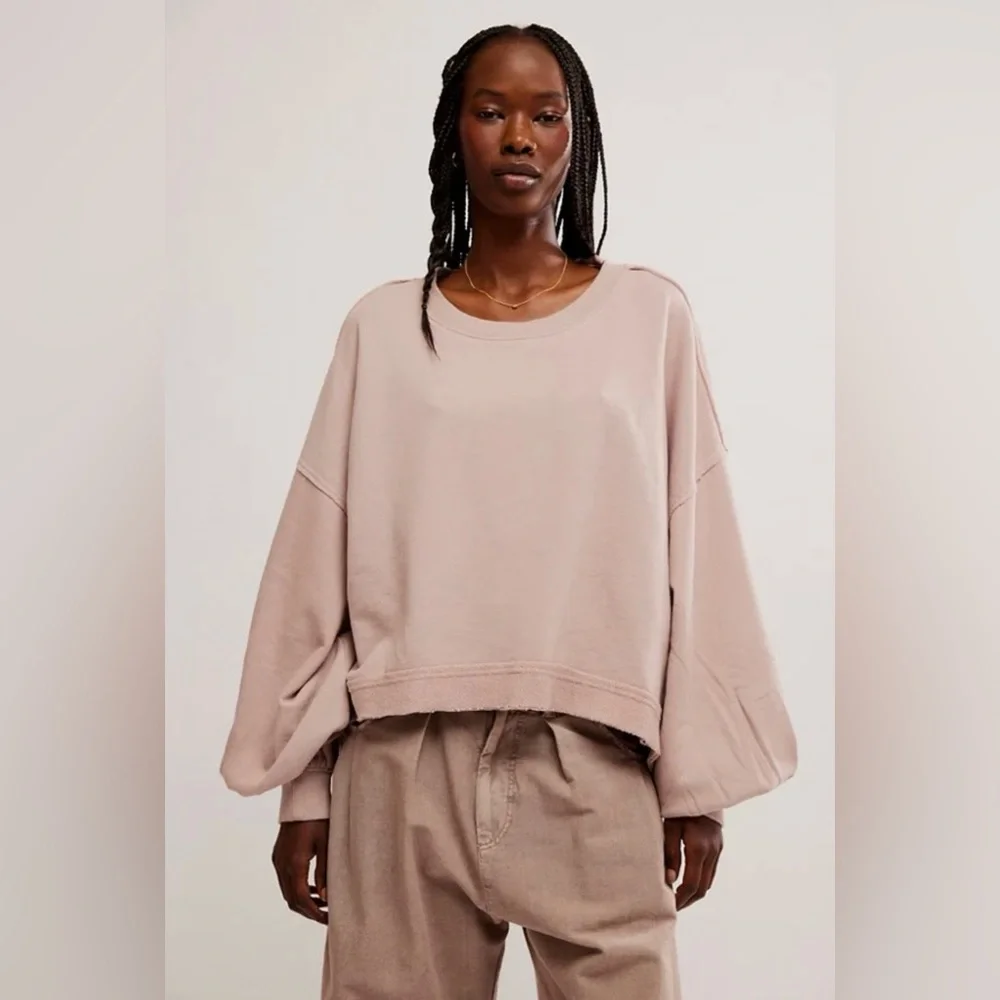 NWT Free People Trish Sweatshirt